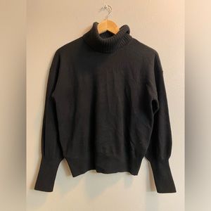 Madewell 100% Cashmere Turtleneck black size medium
